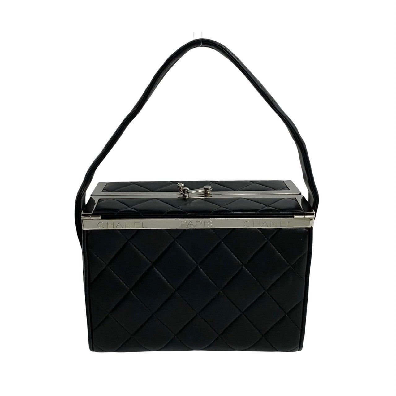 Chanel Chanel Handbag Black Leather Size ONE SIZE - 4 Thumbnail