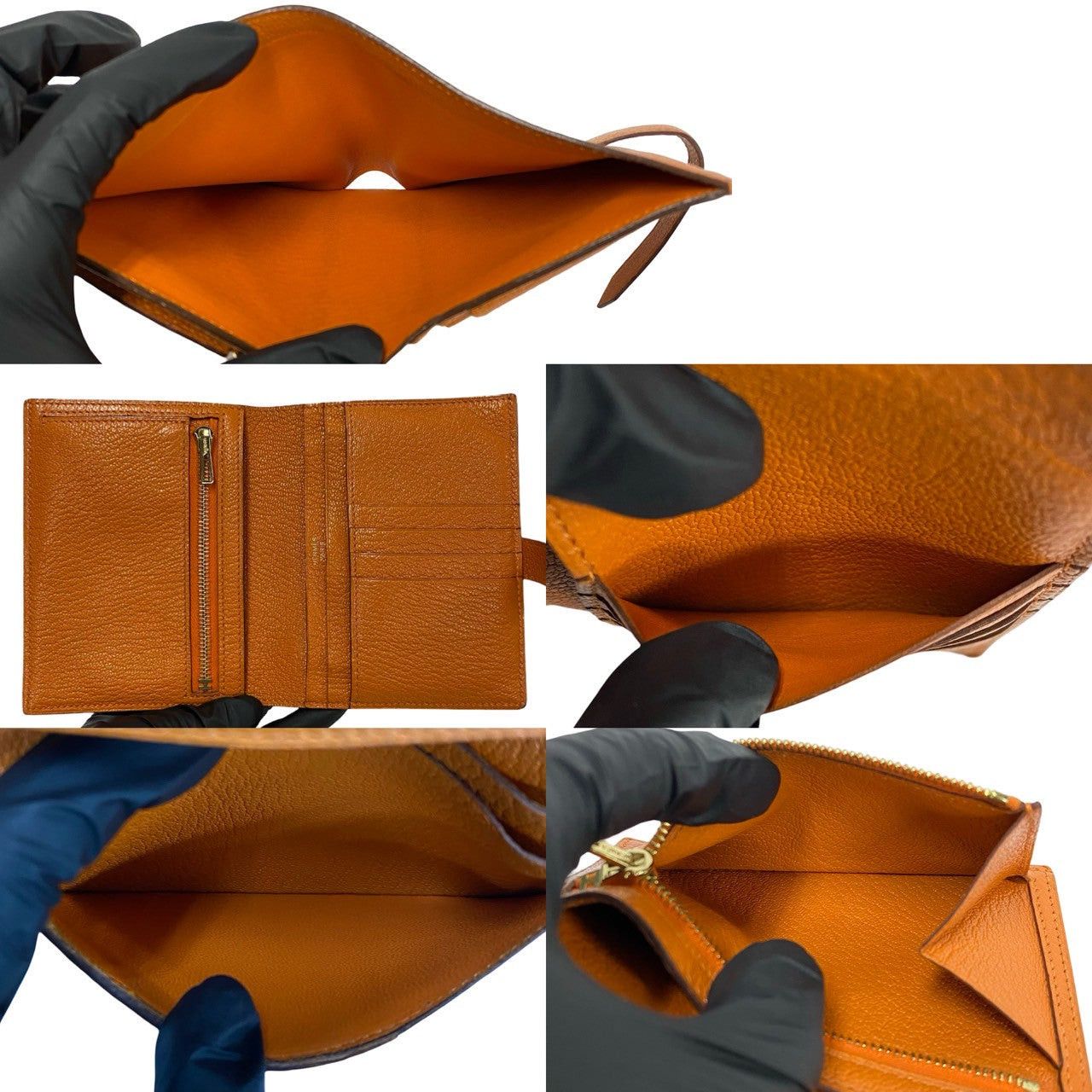 Hermes Hermes Orange Leather Size ONE SIZE - 8 Thumbnail