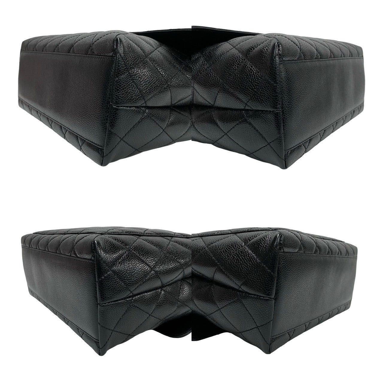 Chanel Chanel Handbag Black Leather Size ONE SIZE - 7 Thumbnail