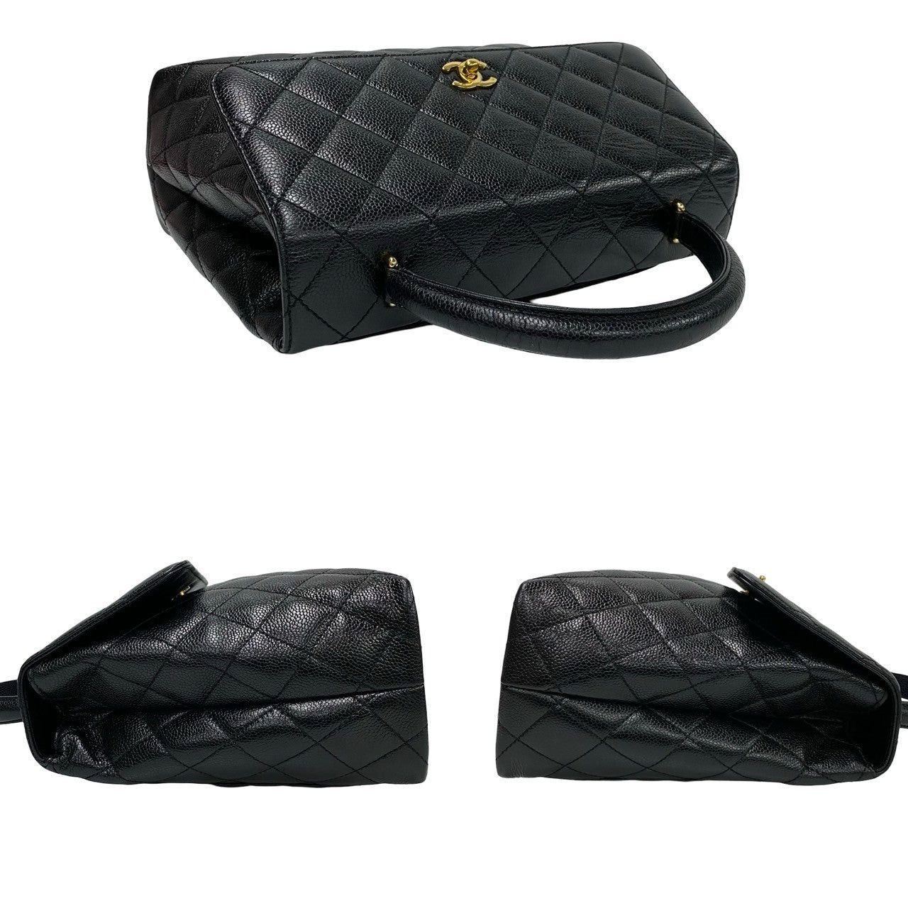 Chanel Chanel Handbag Black Leather Size ONE SIZE - 5 Thumbnail