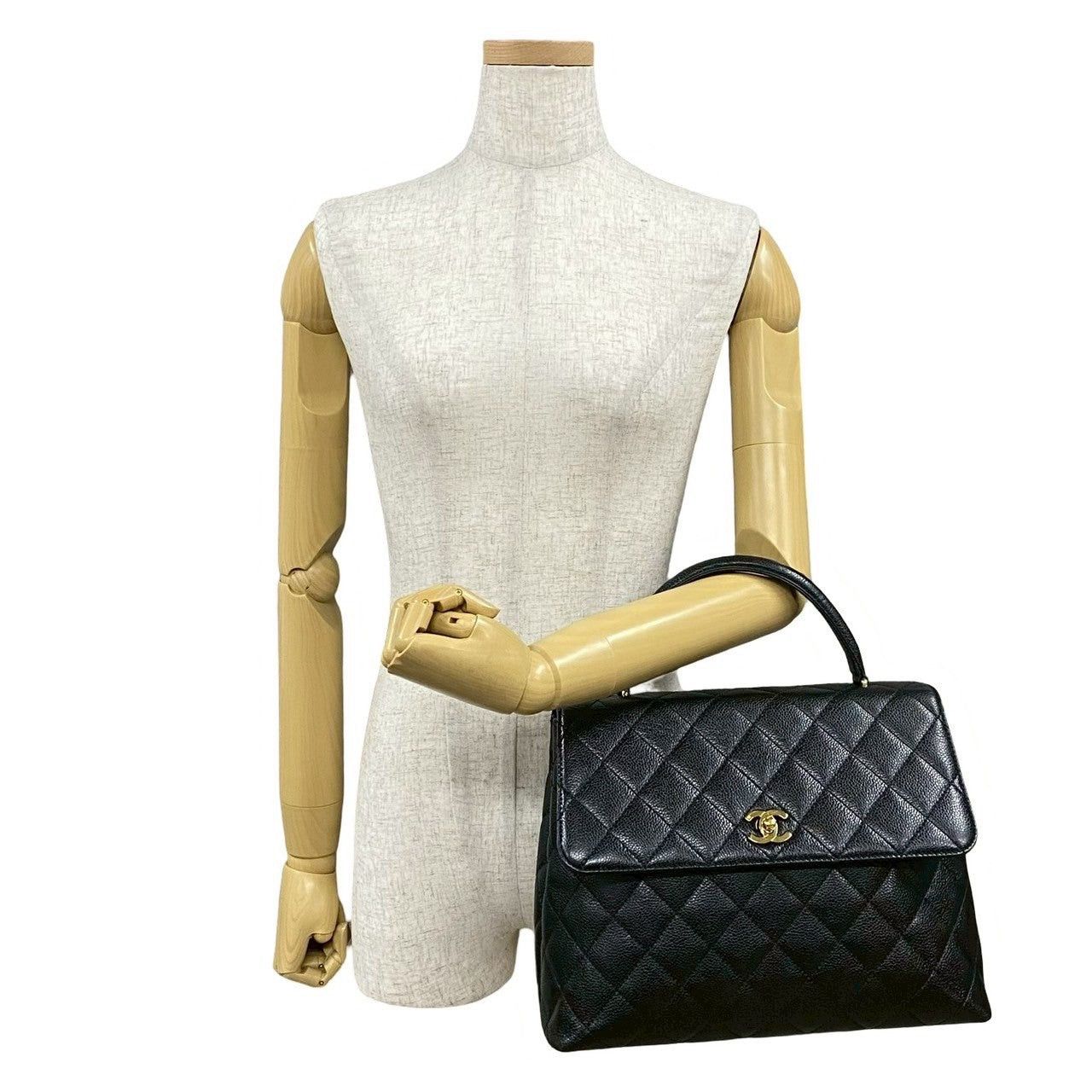 Chanel Chanel Handbag Black Leather Size ONE SIZE - 2 Thumbnail