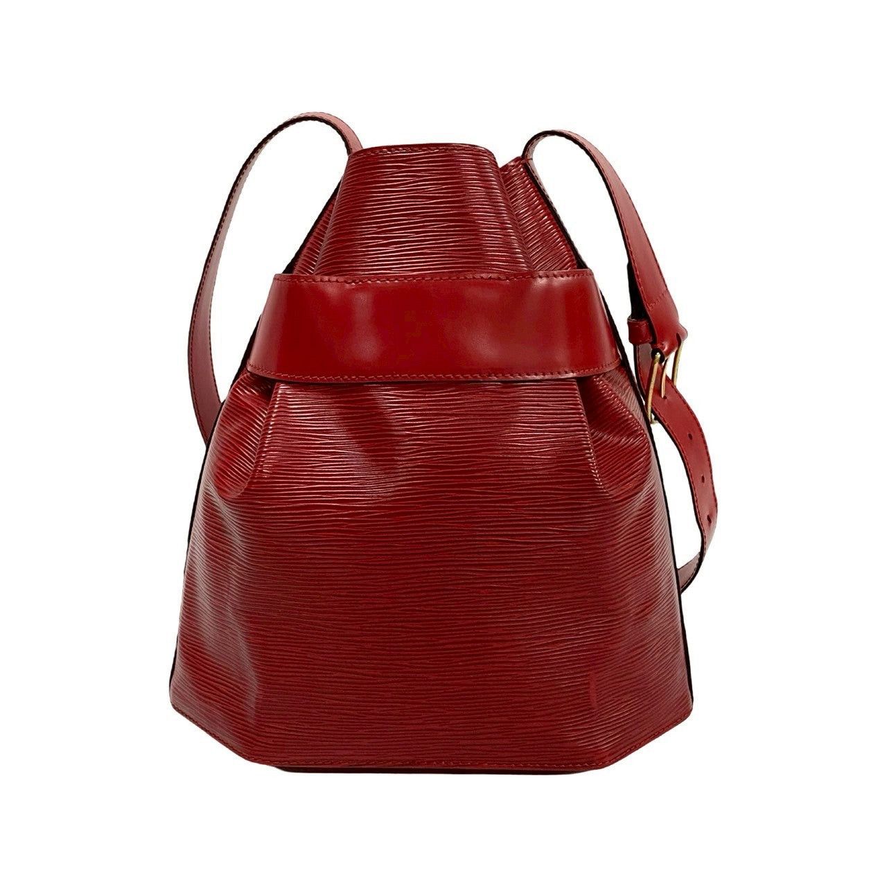 Louis Vuitton Louis Vuitton Shoulder Bag Red Leather Size ONE SIZE - 4 Thumbnail