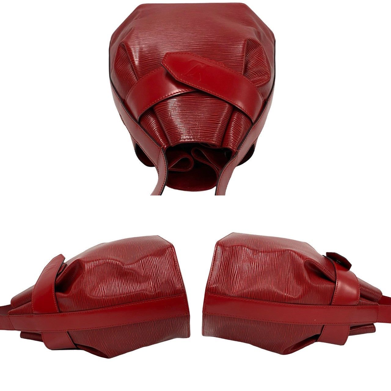 Louis Vuitton Louis Vuitton Shoulder Bag Red Leather Size ONE SIZE - 5 Thumbnail