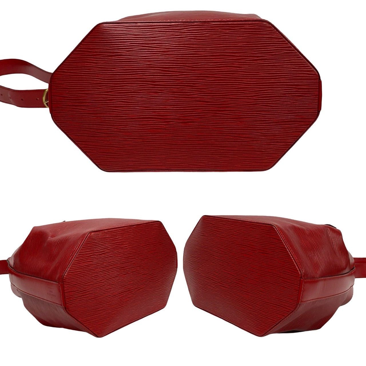 Louis Vuitton Louis Vuitton Shoulder Bag Red Leather Size ONE SIZE - 6 Thumbnail