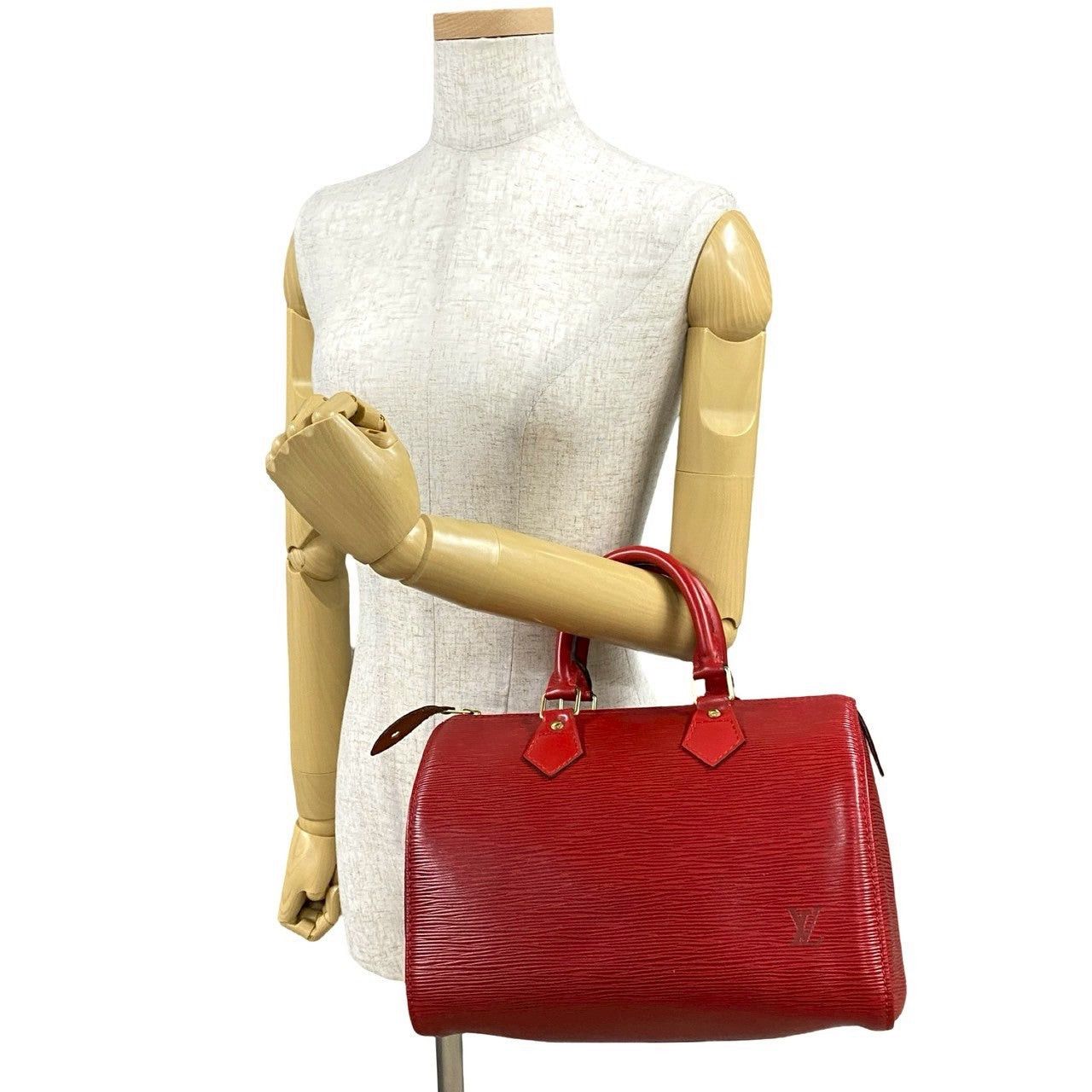 Louis Vuitton Louis Vuitton Handbag Red Leather Size ONE SIZE - 2 Thumbnail