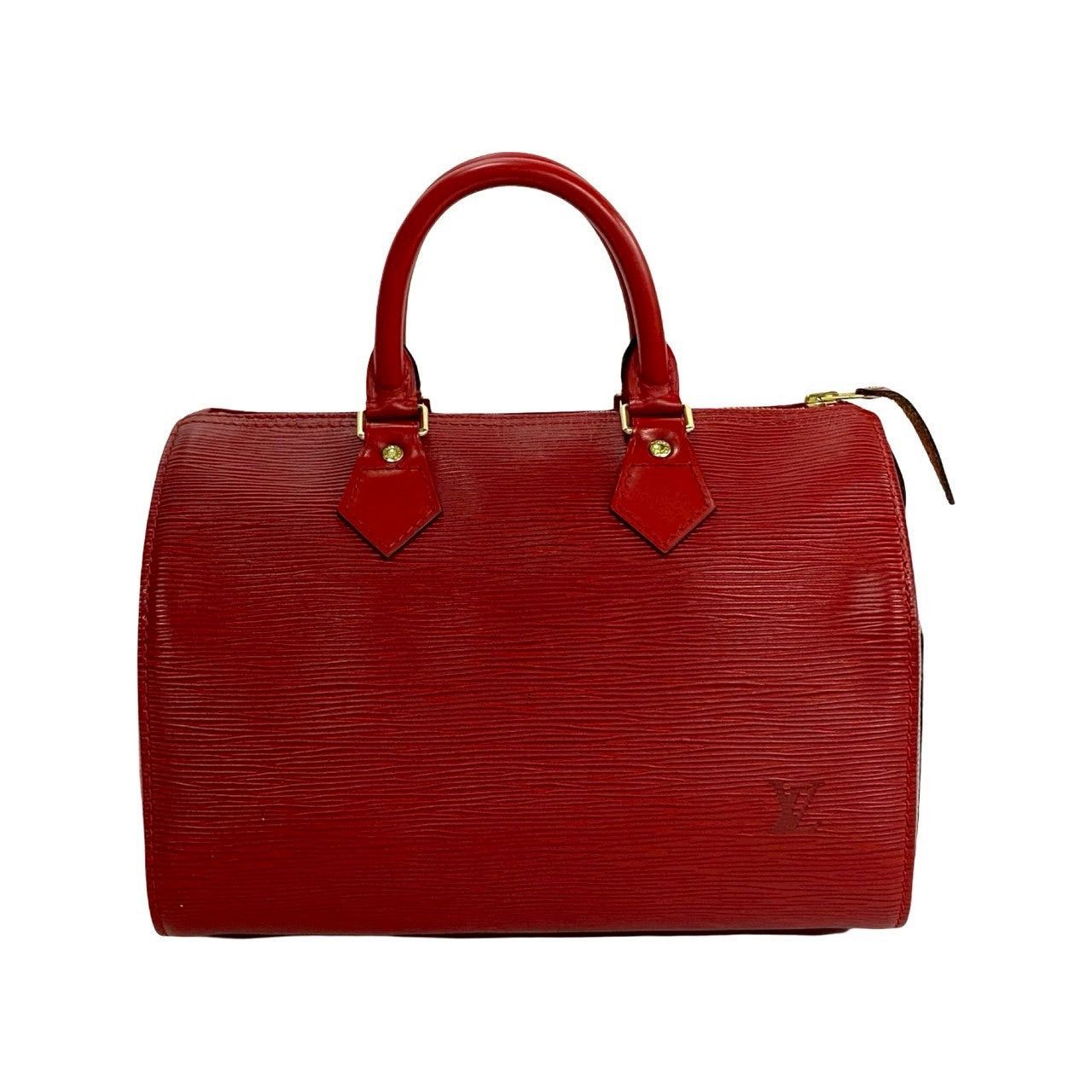 Louis Vuitton Louis Vuitton Handbag Red Leather Size ONE SIZE - 4 Thumbnail