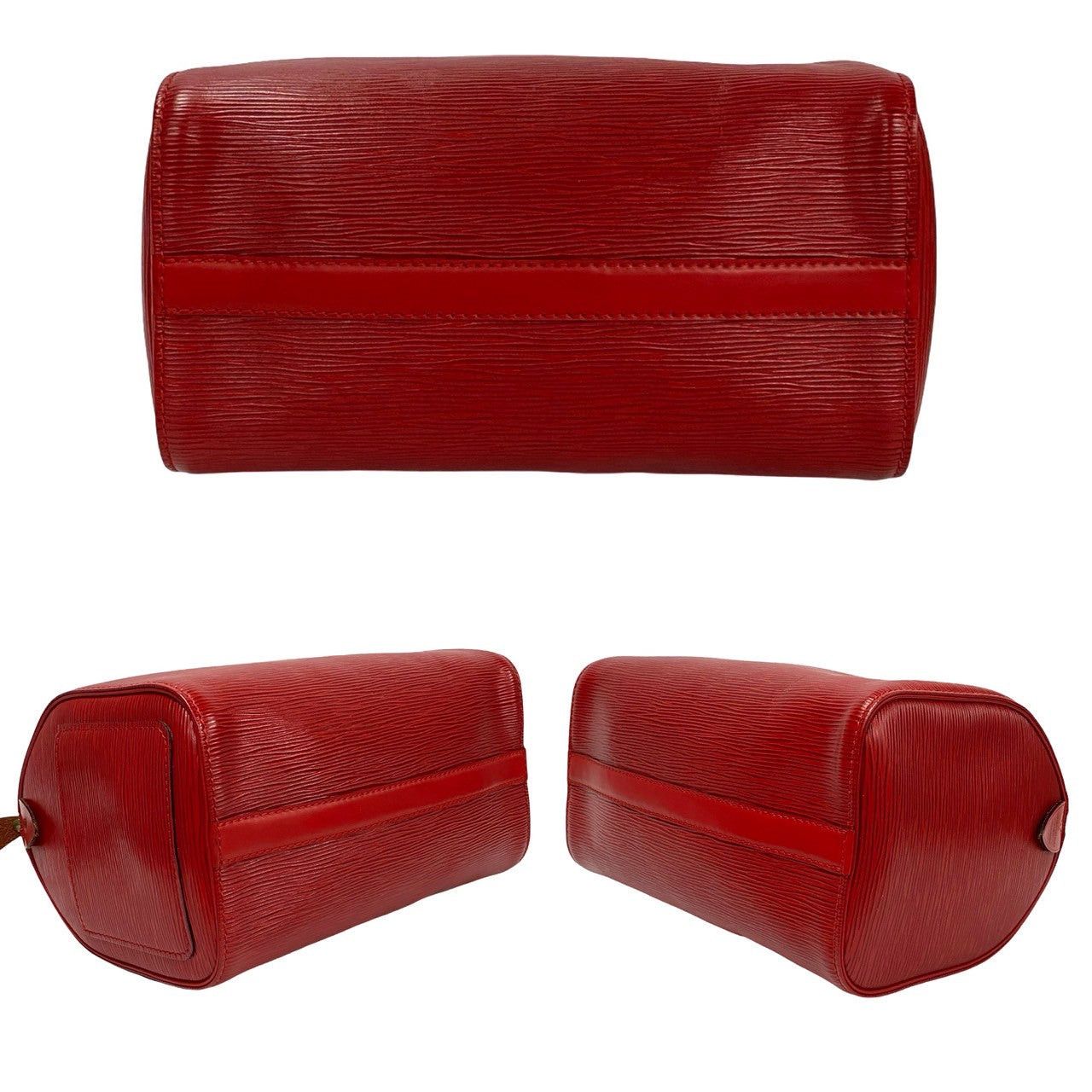 Louis Vuitton Louis Vuitton Handbag Red Leather Size ONE SIZE - 6 Thumbnail