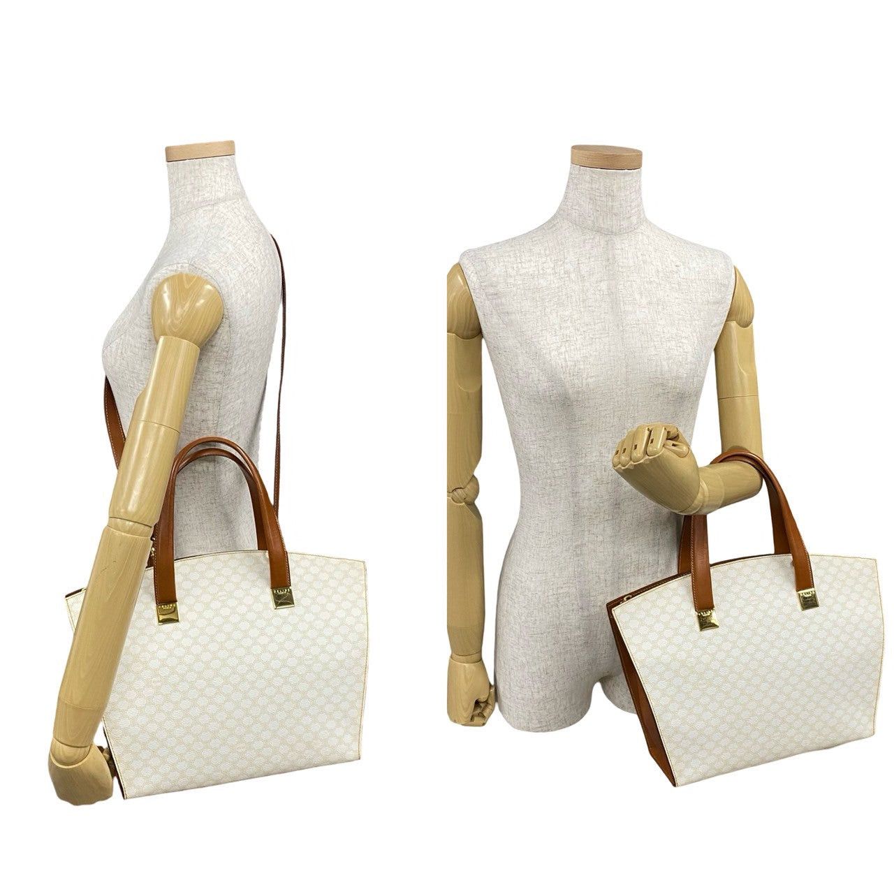 Celine Celine Shoulder Bag White Leather Size ONE SIZE - 2 Thumbnail