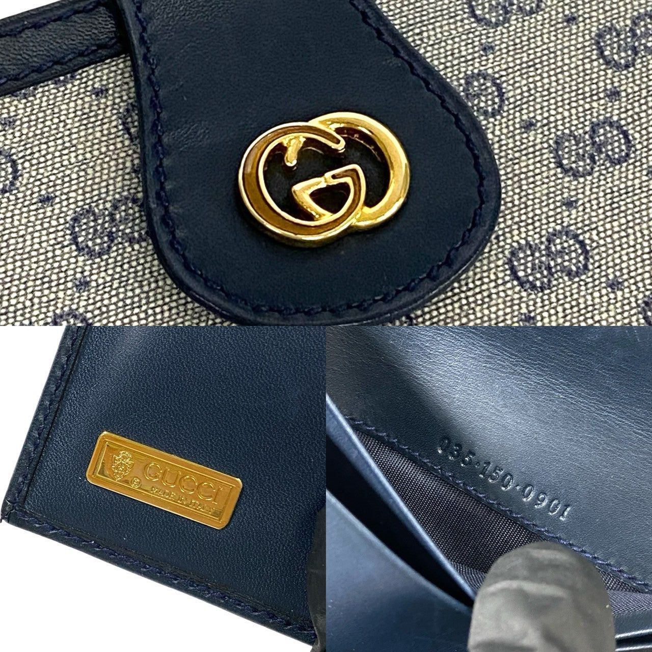 Gucci Gucci Blue Leather Size ONE SIZE - 2 Thumbnail