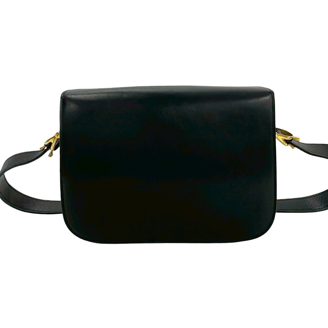 Celine Celine Shoulder Bag Black Leather Size ONE SIZE - 4 Thumbnail