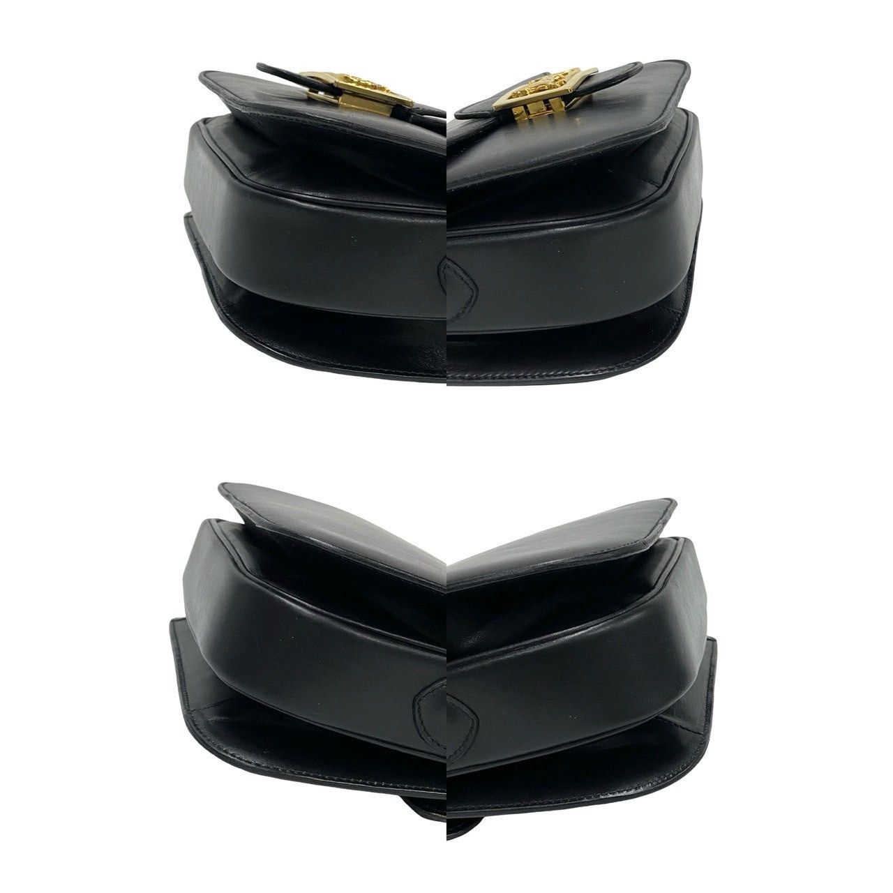 Celine Celine Shoulder Bag Black Leather Size ONE SIZE - 7 Thumbnail