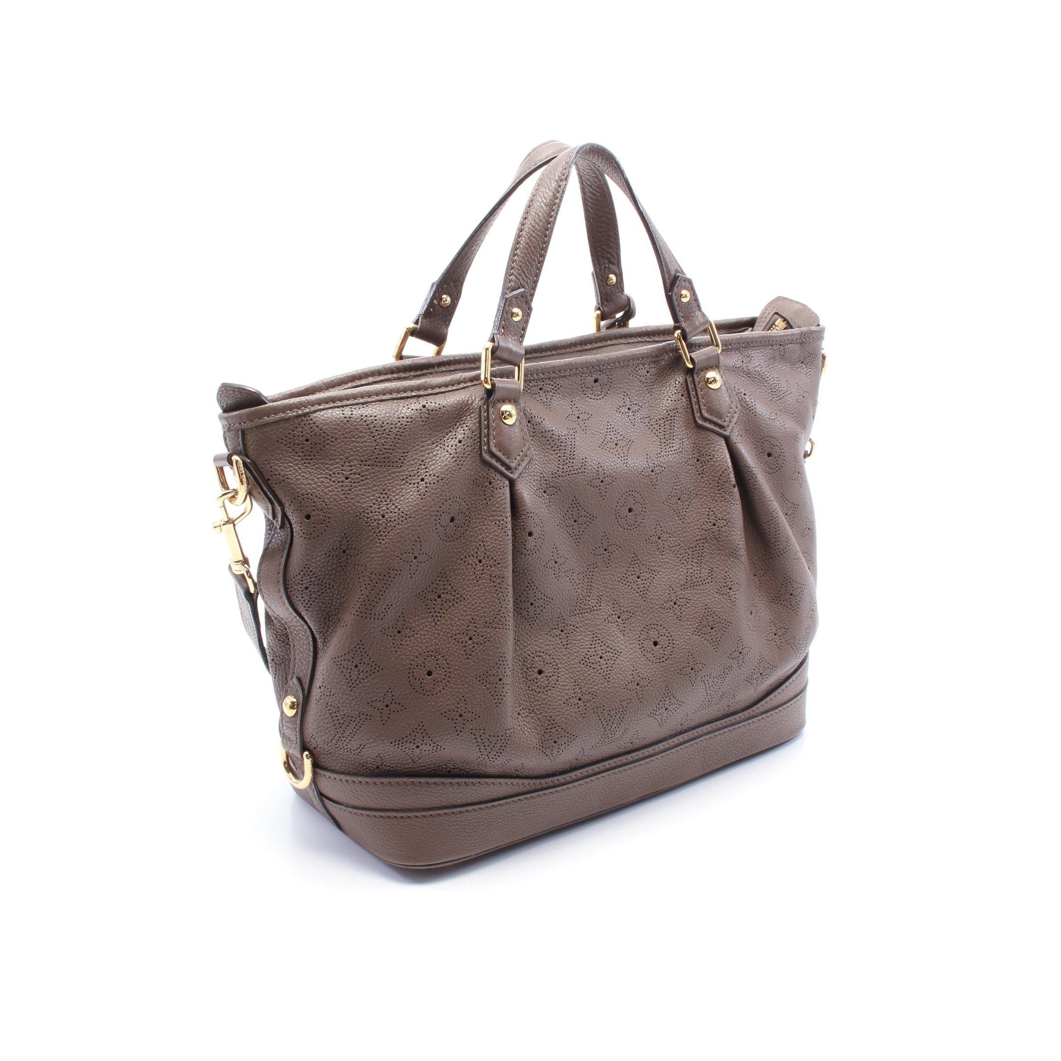 Louis Vuitton Louis Vuitton Stella Pm Monogram Mahina Handbag Leather Brown Size ONE SIZE - 2 Thumbnail