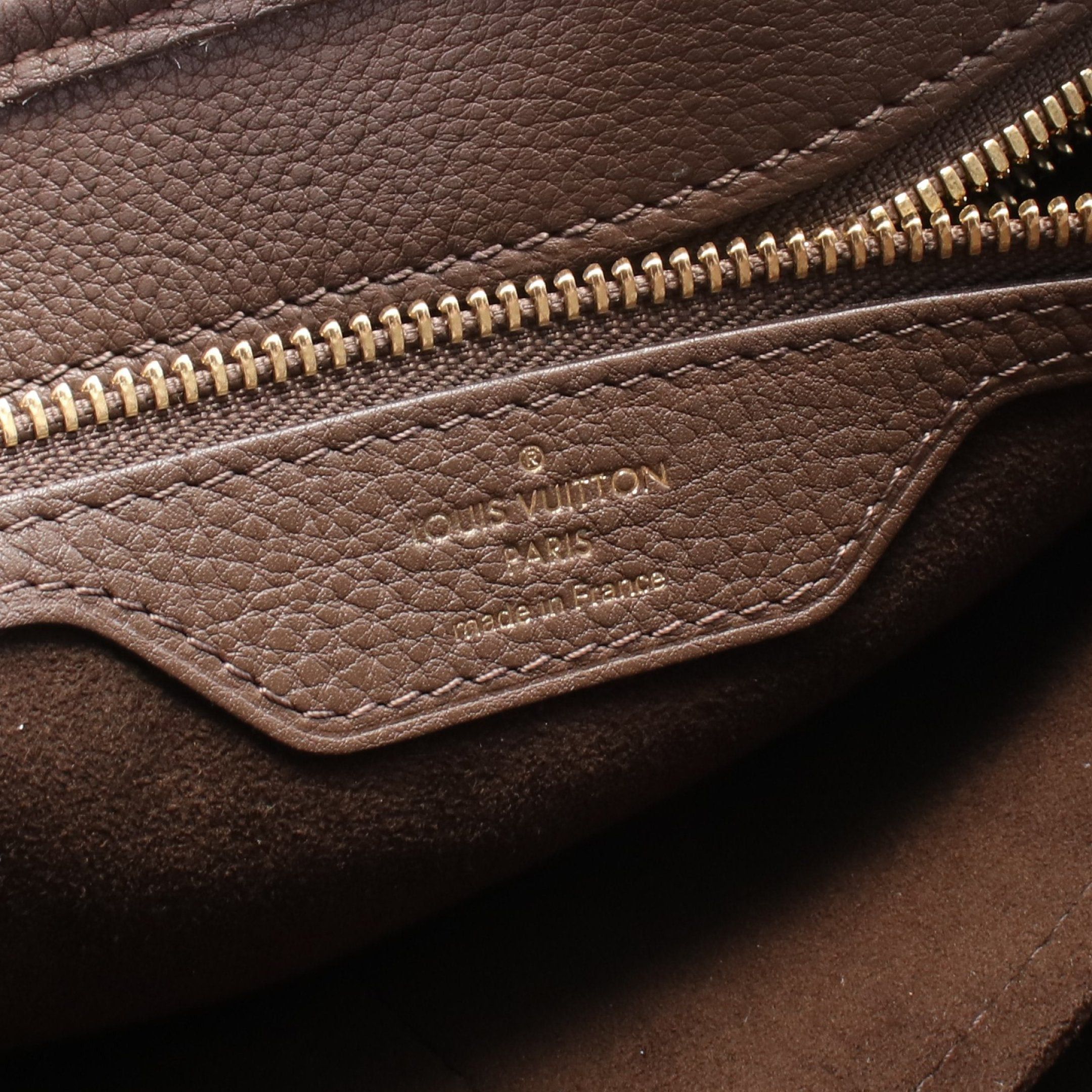 Louis Vuitton Louis Vuitton Stella Pm Monogram Mahina Handbag Leather Brown Size ONE SIZE - 4 Thumbnail