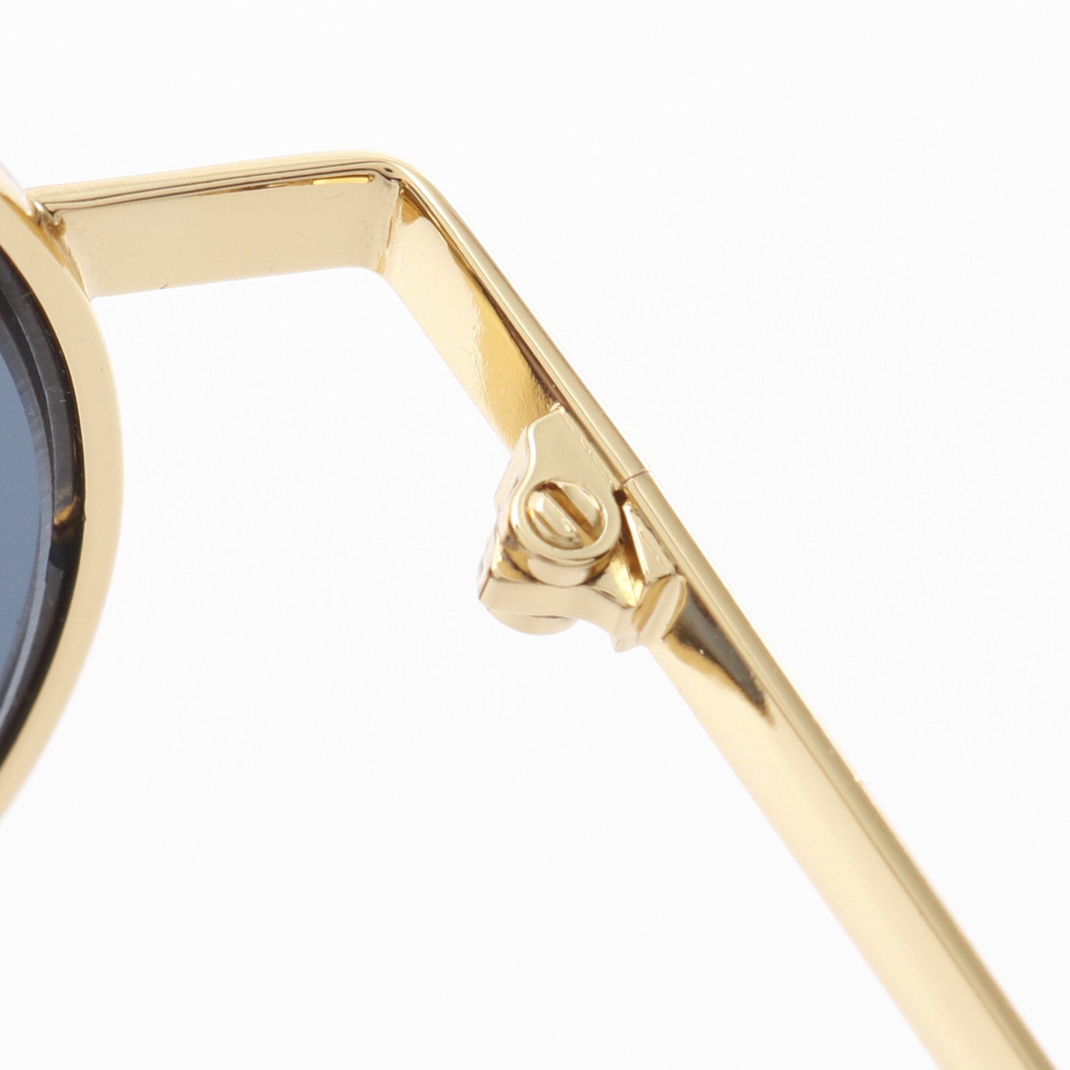 Louis Vuitton Louis Vuitton Round Sunglasses Gp Gold Black Size ONE SIZE - 8 Thumbnail