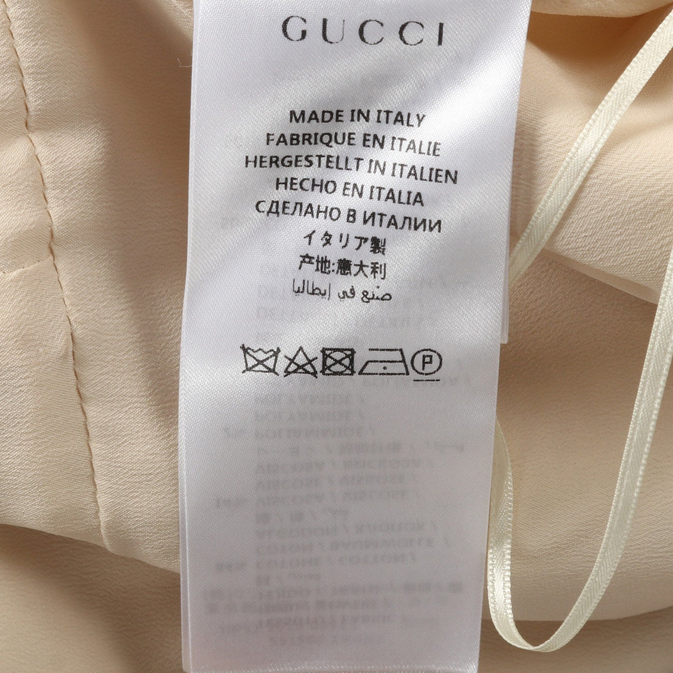 Gucci Gucci Sherry Line One Piece Front Button Tweed Light Beige Red Black Size ONE SIZE - 5 Thumbnail