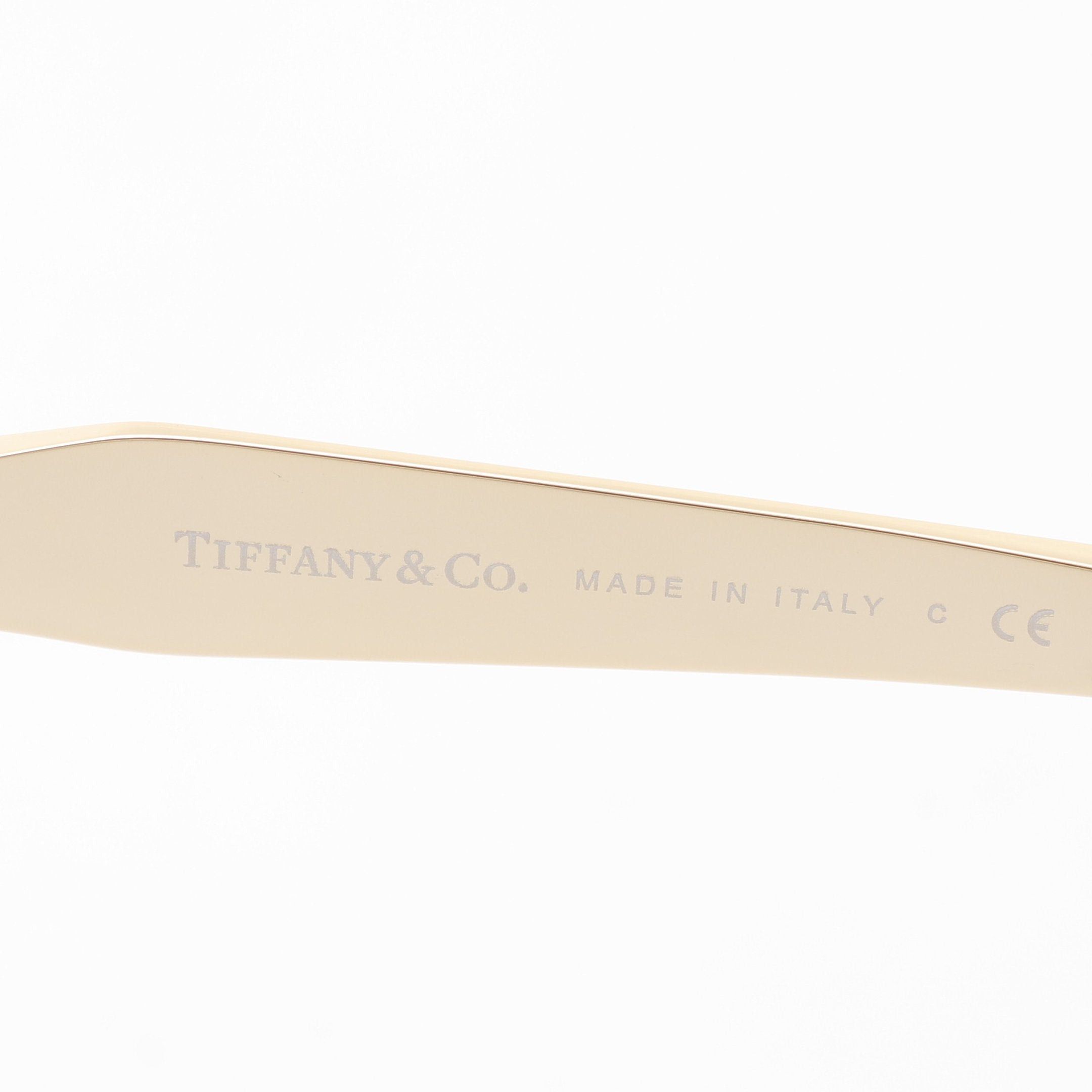 Tiffany & Co. Tiffany Co Glasses Gp Gold Black Non-Prescription Size ONE SIZE - 4 Thumbnail