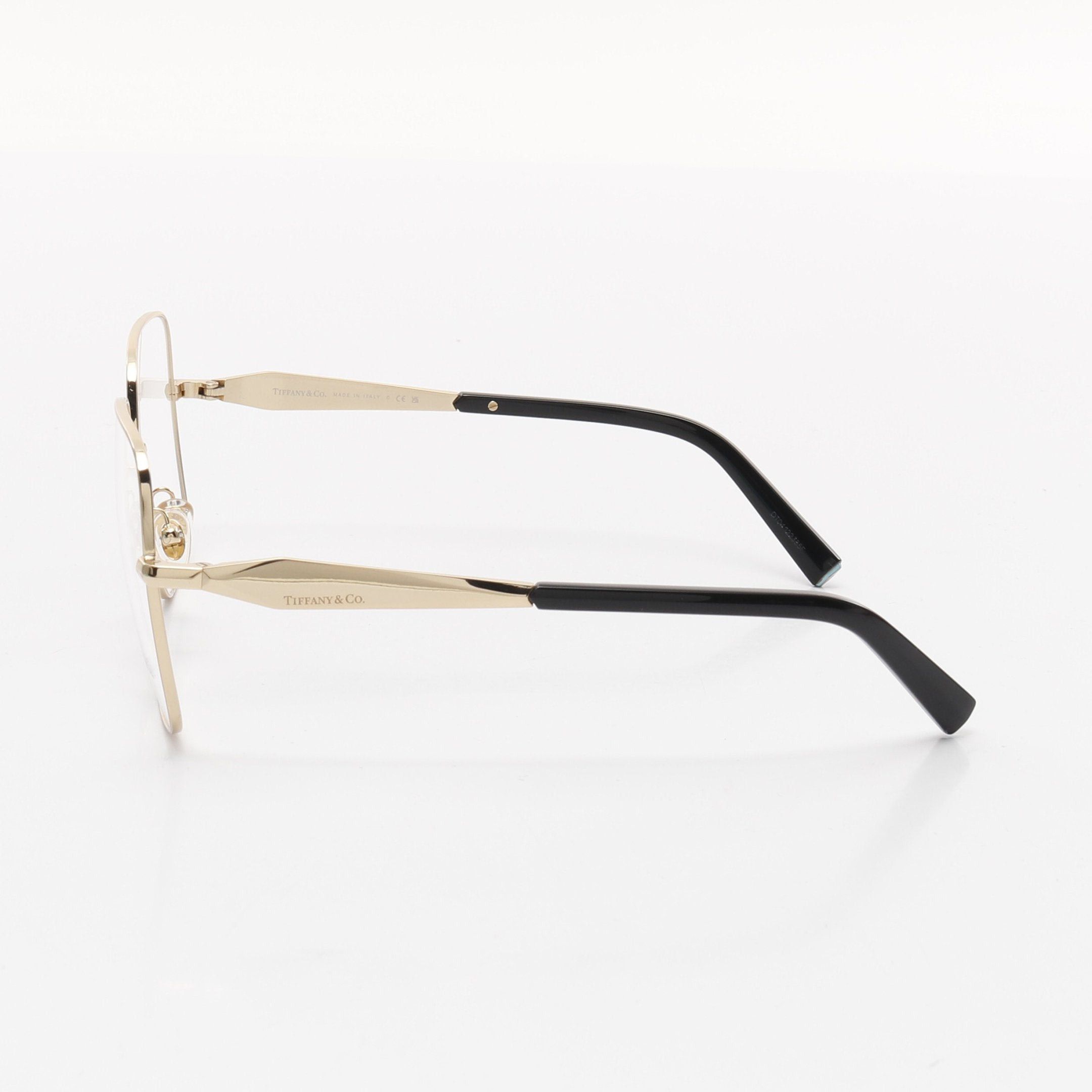 Tiffany & Co. Tiffany Co Glasses Gp Gold Black Non-Prescription Size ONE SIZE - 3 Thumbnail