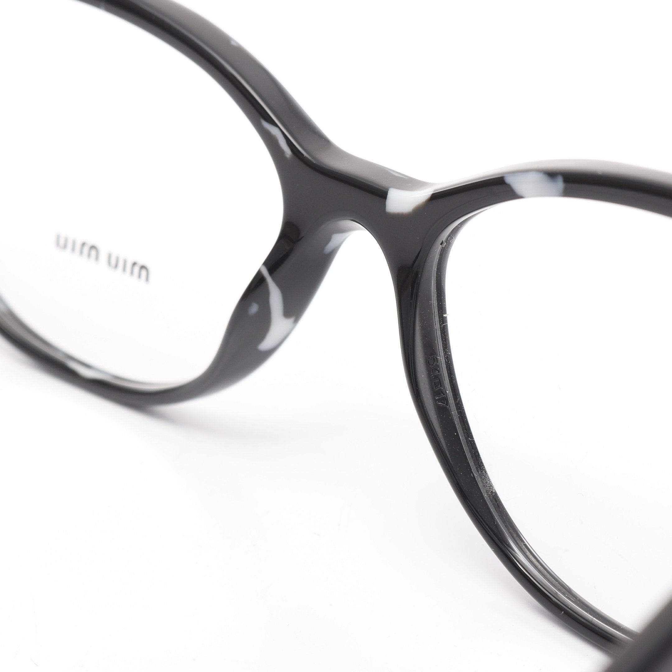 Miu Miu Miu Miu Glasses Black White Non-Prescription Size ONE SIZE - 6 Thumbnail