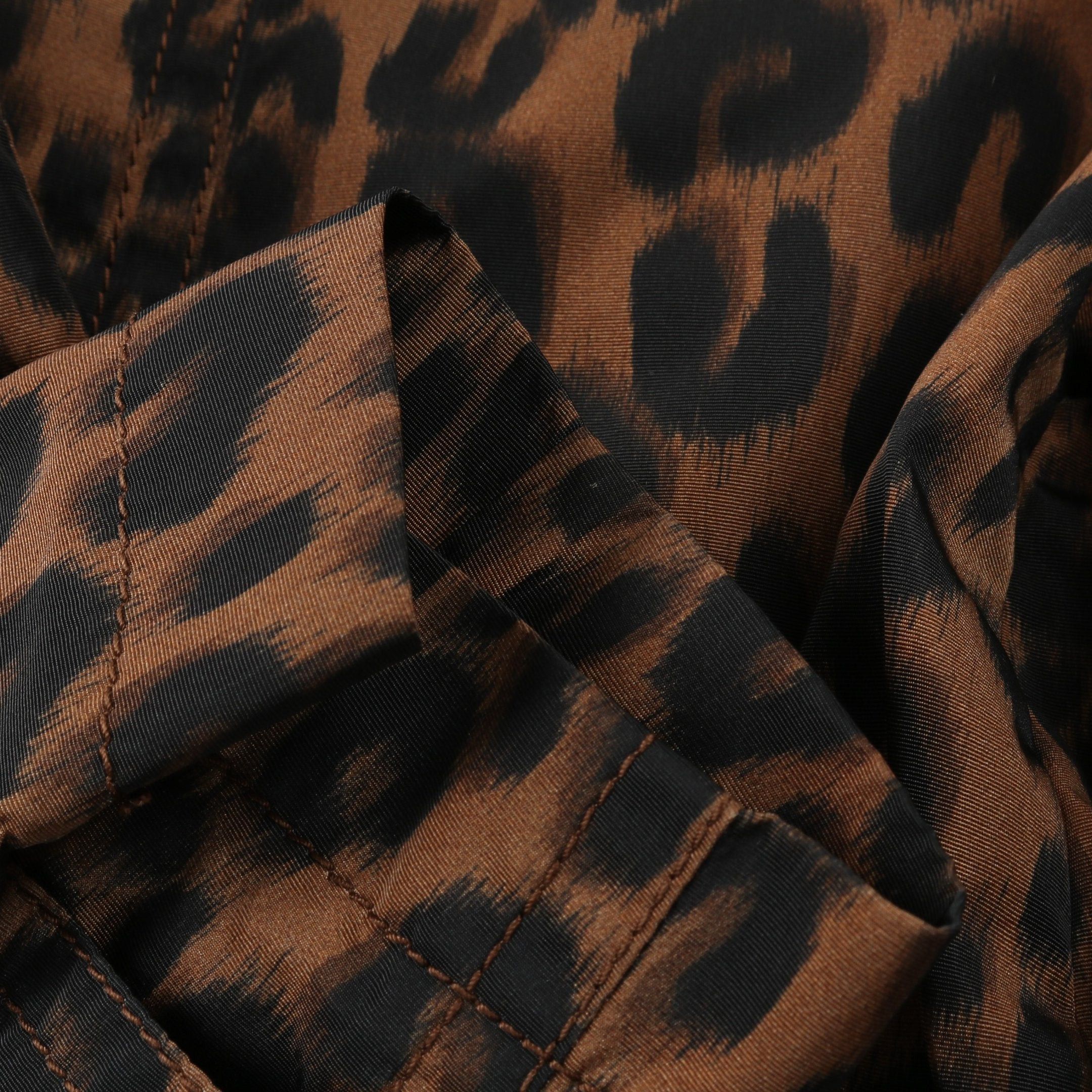 Louis Vuitton Louis Vuitton Coat Leopard Nylon Brown Black Size ONE SIZE - 7 Thumbnail