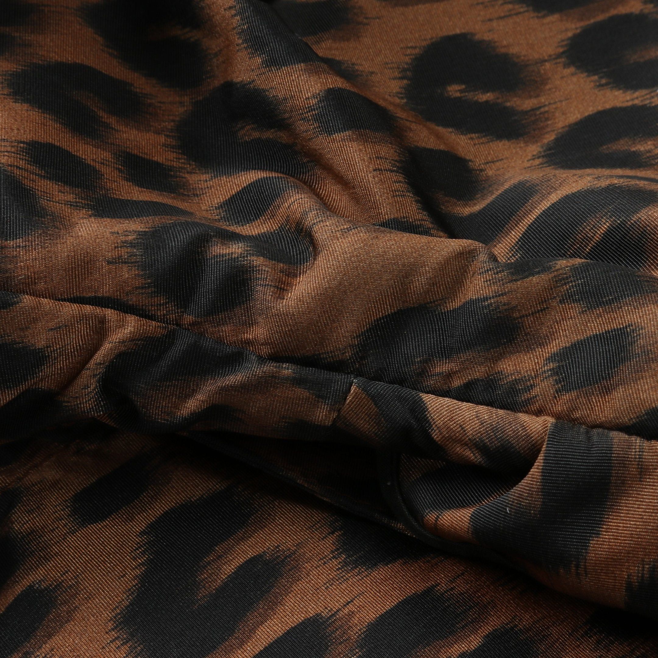 Louis Vuitton Louis Vuitton Coat Leopard Nylon Brown Black Size ONE SIZE - 8 Thumbnail