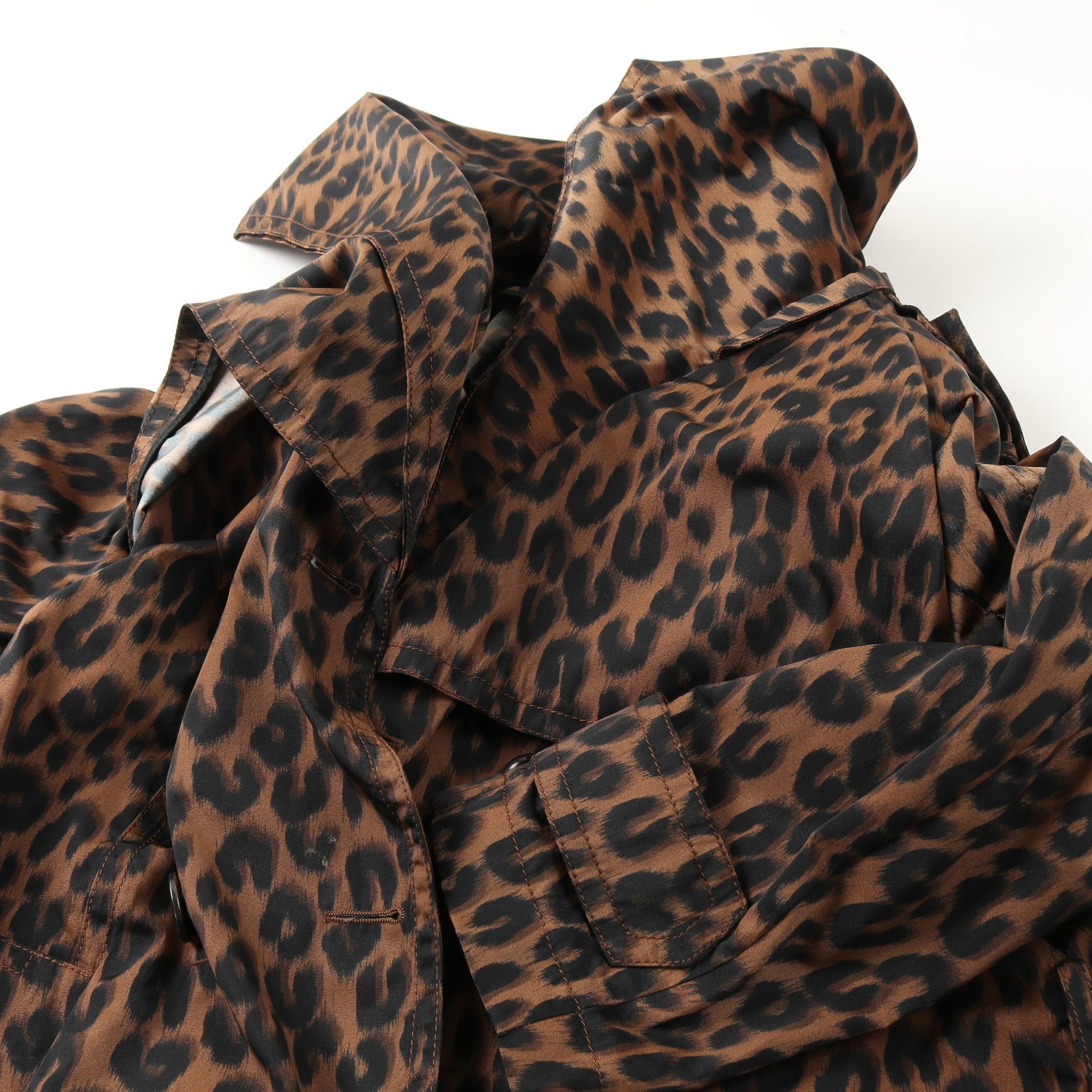Louis Vuitton Louis Vuitton Coat Leopard Nylon Brown Black Size ONE SIZE - 10 Thumbnail