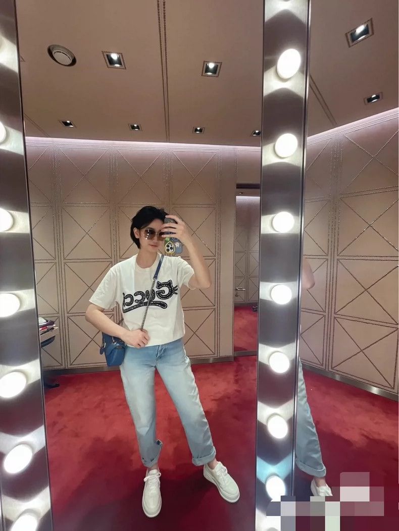 Gucci Gucci White Cat Letter Short Sleeve T-Shirt-yf Size US M / EU 48-50 / 2 - 4 Thumbnail