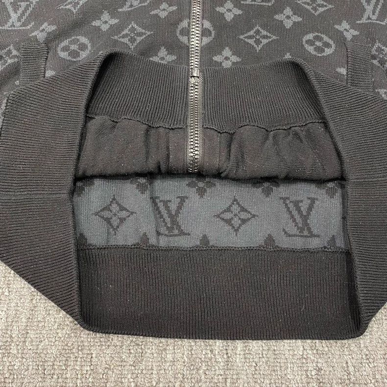 Louis Vuitton Black Graffiti Logo Bomber Jacket-yf Size US M / EU 48-50 / 2 - 8 Thumbnail
