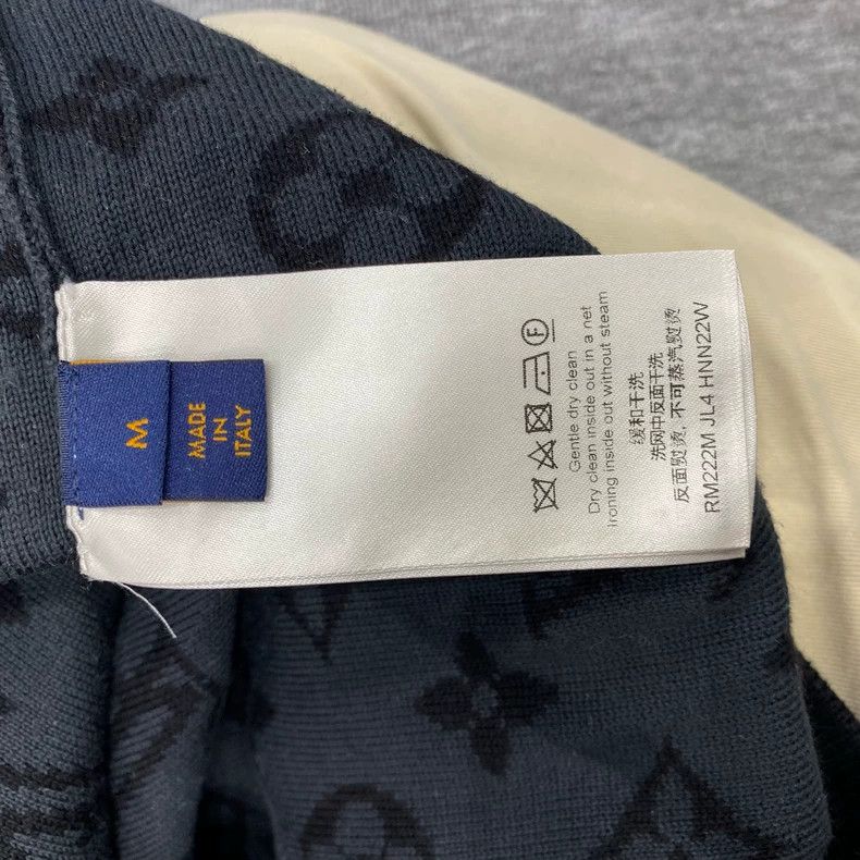Louis Vuitton Black Graffiti Logo Bomber Jacket-yf Size US M / EU 48-50 / 2 - 4 Thumbnail