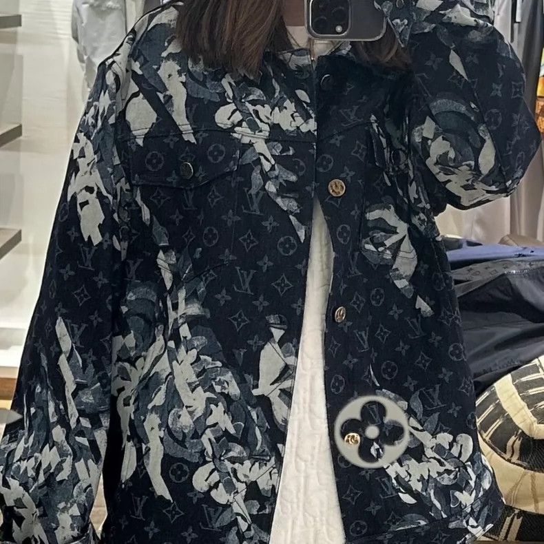 Louis Vuitton Louis Vuitton Blue Denim Jacket-yf Size US L / EU 52-54 / 3 - 8 Thumbnail