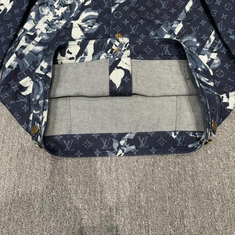 Louis Vuitton Louis Vuitton Blue Denim Jacket-yf Size US L / EU 52-54 / 3 - 4 Thumbnail