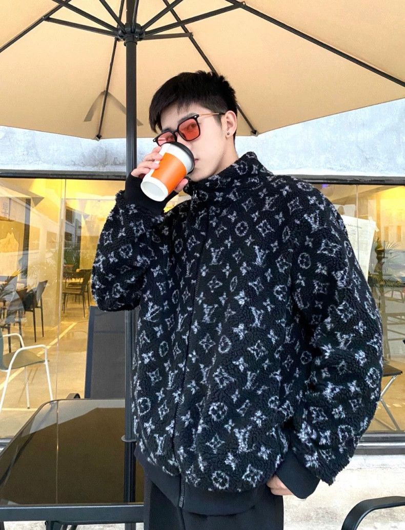 Louis Vuitton Louis Vuitton Black Teddy Jacket Size XL-yf Size US XL / EU 56 / 4 - 7 Thumbnail