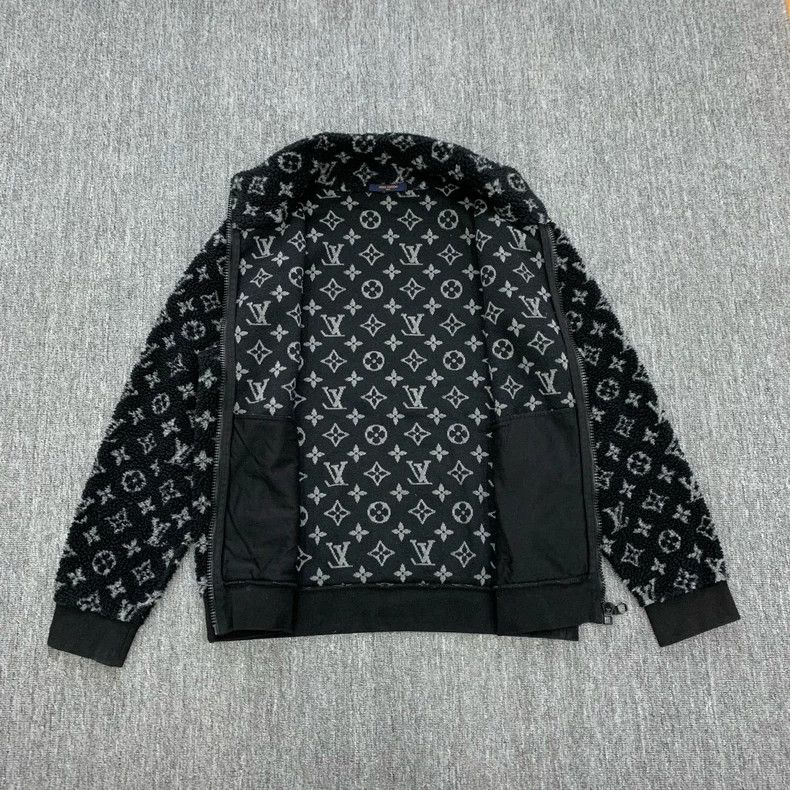 Louis Vuitton Louis Vuitton Black Teddy Jacket Size XL-yf Size US XL / EU 56 / 4 - 4 Thumbnail