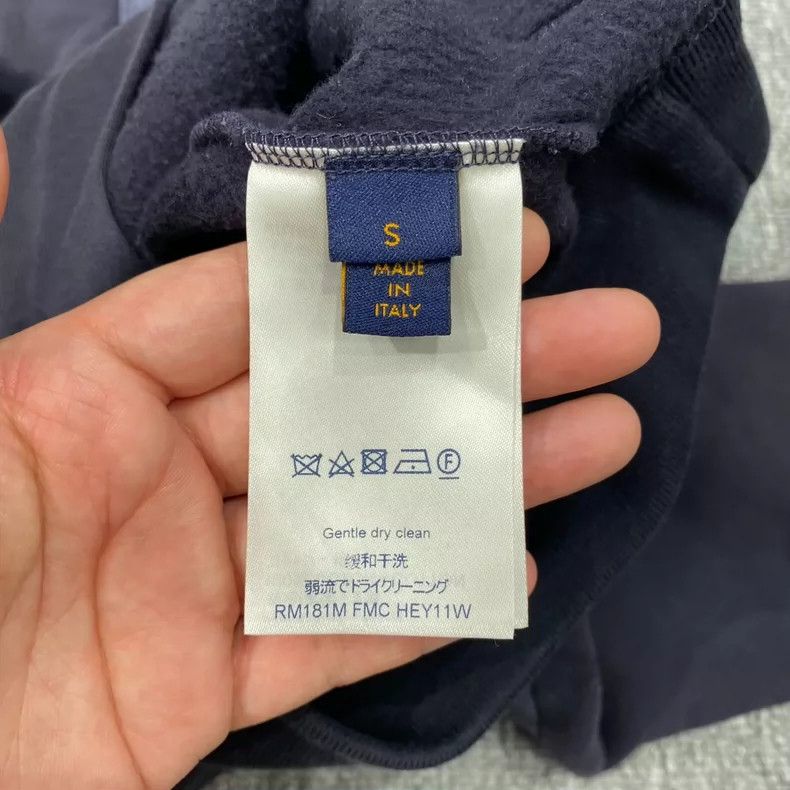 Louis Vuitton Deep Blue Zipper Jacket with Leather Details-yf Size US S / EU 44-46 / 1 - 8 Thumbnail