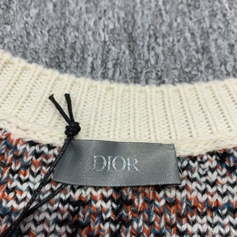 Dior Dior Brown Knit Sweater With Logo Print-yf Size US L / EU 52-54 / 3 - 5 Thumbnail
