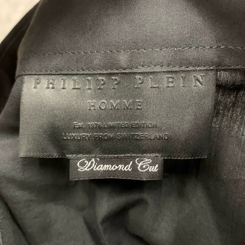 Philipp Plein Philipp Plein Black Long Sleeve Shirt Jacket-yf Size US L / EU 52-54 / 3 - 7 Thumbnail