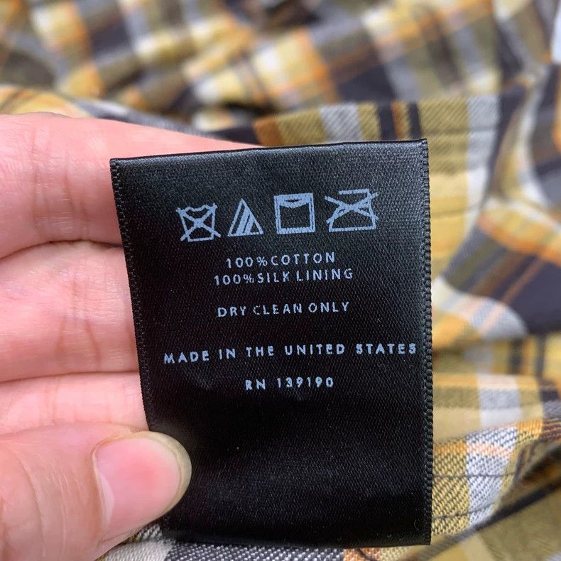 Fear of God Fear of God 4TH Fog Yellow Checkered Shirt-yf Size US M / EU 48-50 / 2 - 4 Thumbnail