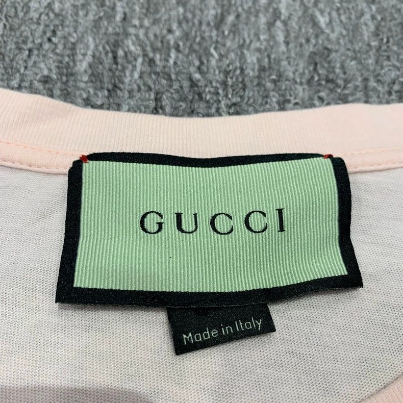 Gucci Gucci Pink Double G Apple Print Short Sleeve-yf Size US S / EU 44-46 / 1 - 7 Thumbnail