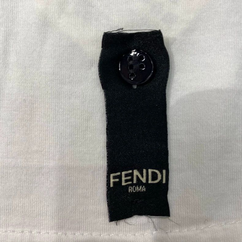 Fendi Fendi Embroidered Logo Short Sleeve Shirt-yf Size US XXL / EU 58 / 5 - 6 Thumbnail
