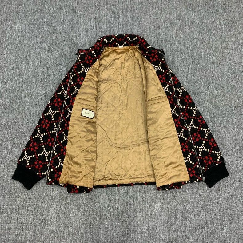 Gucci Gucci All-Over Print Cotton Jacket-yf Size US L / EU 52-54 / 3 - 4 Thumbnail