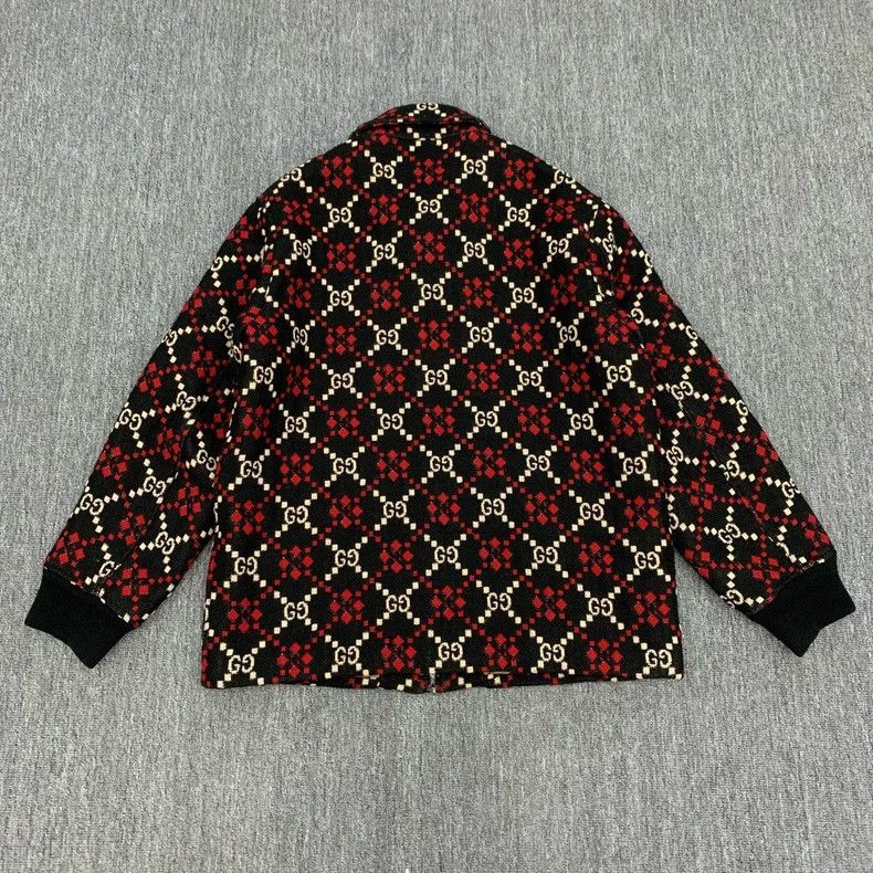 Gucci Gucci All-Over Print Cotton Jacket-yf Size US L / EU 52-54 / 3 - 2 Thumbnail