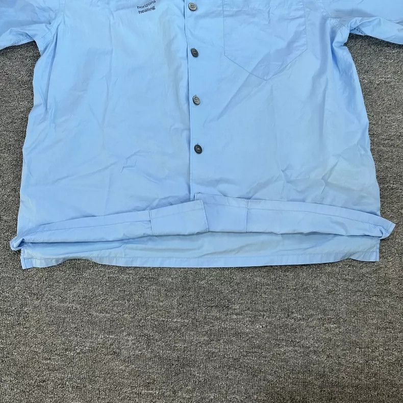 Prada Prada Blue Short Sleeve Floral Shirt-yf Size US L / EU 52-54 / 3 - 5 Thumbnail