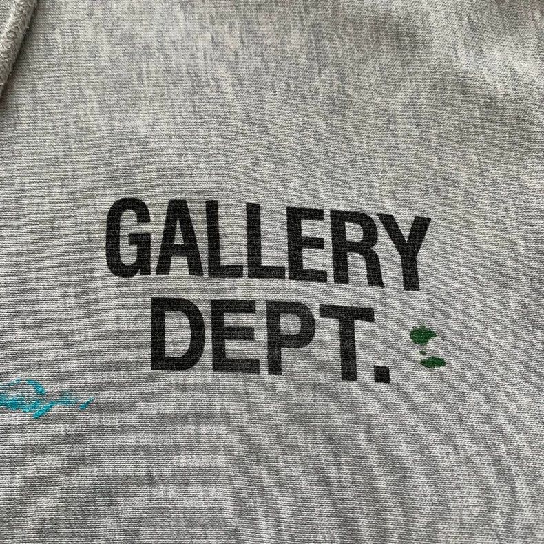 Gallery Dept. Gallery Dept Gray Paint Splatter Hoodie-yf Size US XL / EU 56 / 4 - 4 Thumbnail