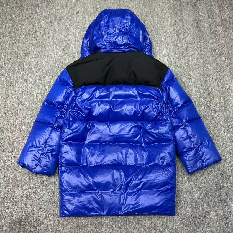 Miu Miu Miumiu Blue Logo Embroidery Long Down Jacket-yf Size US M / EU 48-50 / 2 - 2 Thumbnail