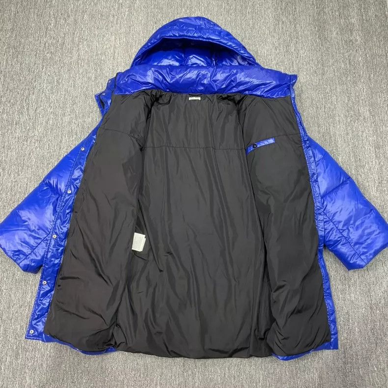 Miu Miu Miumiu Blue Logo Embroidery Long Down Jacket-yf Size US M / EU 48-50 / 2 - 3 Thumbnail