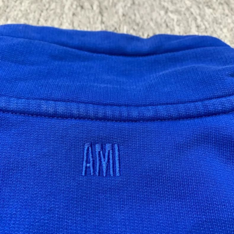 AMI Blue Zip-neck Sweatshirt Size M-yf Size US M / EU 48-50 / 2 - 4 Thumbnail
