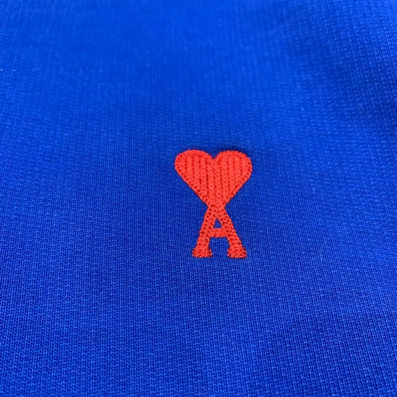 AMI Blue Zip-neck Sweatshirt Size M-yf Size US M / EU 48-50 / 2 - 5 Thumbnail