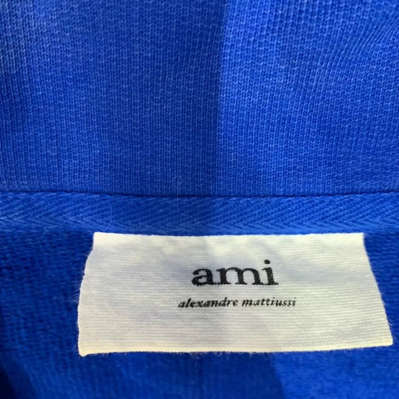 AMI Blue Zip-neck Sweatshirt Size M-yf Size US M / EU 48-50 / 2 - 7 Thumbnail