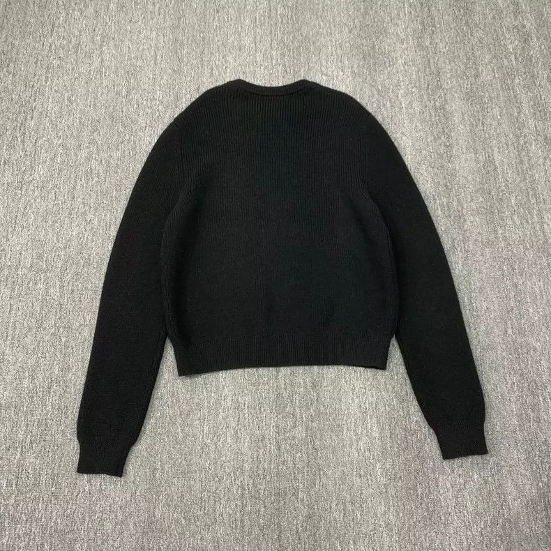 Celine Celine Black Embroidered Knit Sweater Size L-yf Size US L / EU 52-54 / 3 - 2 Thumbnail