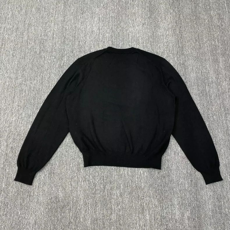 Balenciaga Balenciaga Black Knit Sweater Size M-yf Size US M / EU 48-50 / 2 - 2 Thumbnail