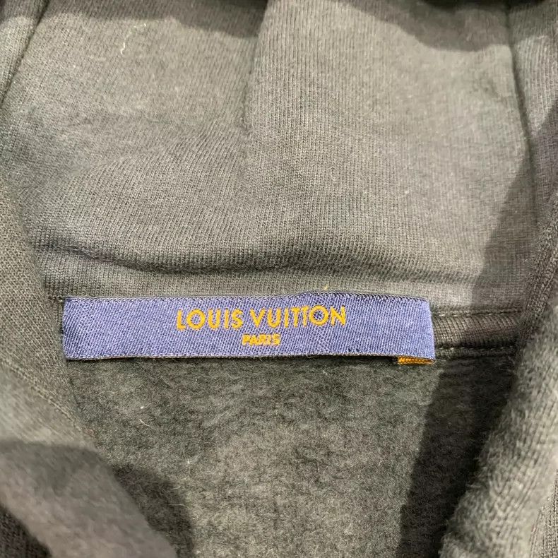 Louis Vuitton Black Logo Reflective Hoodie Sweatshirt-yf Size US M / EU 48-50 / 2 - 5 Thumbnail